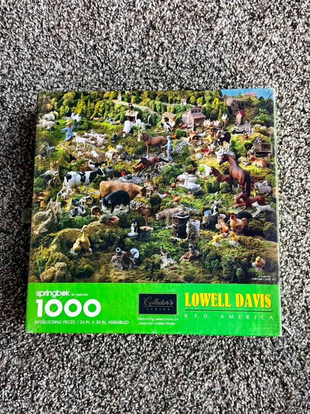 Springbok Lowell Davis R.F.D. America 1000 Piece Jigsaw Puzzle Collector’s Serie